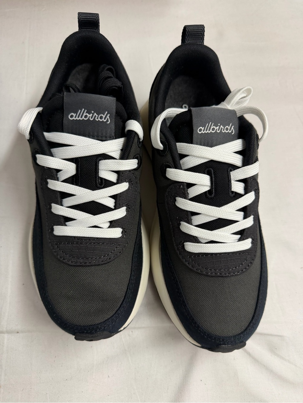 allbirds Black and White Low-Top Sneakers